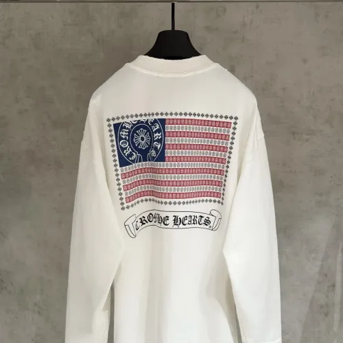 Replica Chrome Hearts T-Shirts Long Sleeved For Men #1418915 $68.00 USD for Wholesale