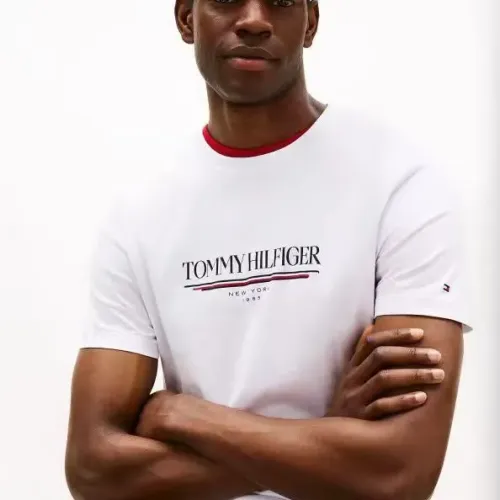 Replica Tommy Hilfiger TH T-Shirts Short Sleeved For Men #1419033 $29.00 USD for Wholesale