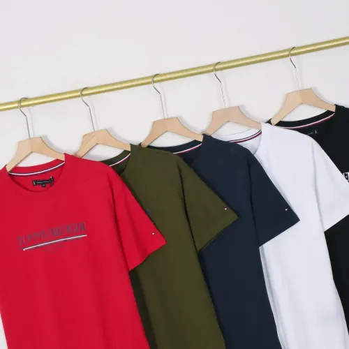 Replica Tommy Hilfiger TH T-Shirts Short Sleeved For Men #1419037 $29.00 USD for Wholesale