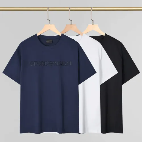 Replica Armani T-Shirts Short Sleeved For Men #1419062 $29.00 USD for Wholesale