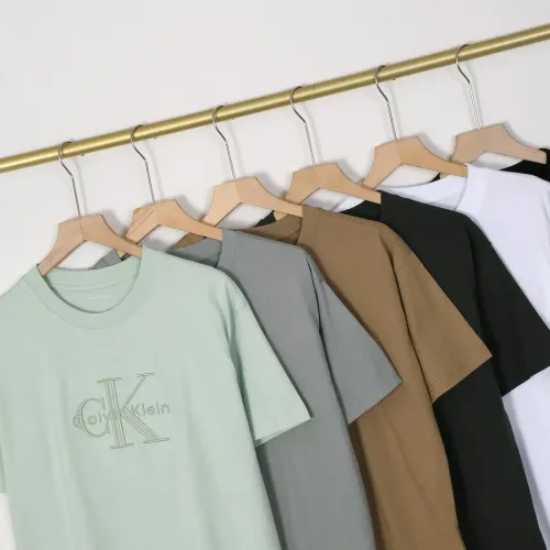 Replica Calvin Klein CK T-Shirts Short Sleeved For Men #1419073 $32.00 USD for Wholesale