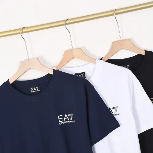 Replica Armani T-Shirts Short Sleeved For Men #1419075 $29.00 USD for Wholesale