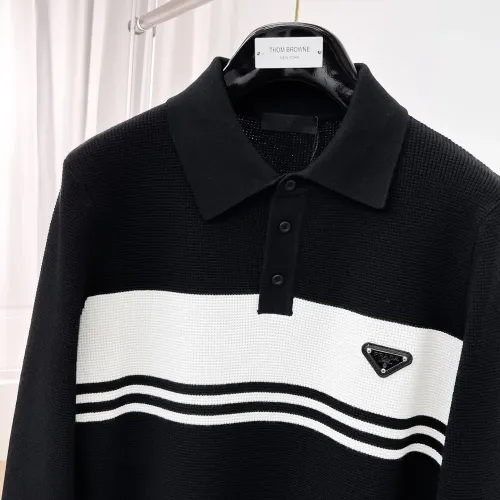Replica Prada Sweaters Long Sleeved For Men #1419147 $72.00 USD for Wholesale