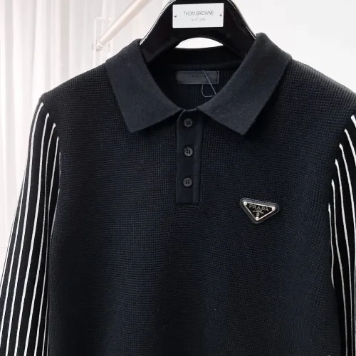 Replica Prada Sweaters Long Sleeved For Men #1419157 $76.00 USD for Wholesale