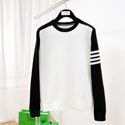 Wholesale Thom Browne TB Sweaters Long Sleeved For Men #1419159 $64.00 USD, Wholesale Quality Replica Thom Browne TB Sweaters
