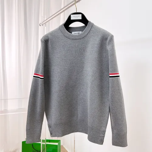 Wholesale Thom Browne TB Sweaters Long Sleeved For Men #1419163 $72.00 USD, Wholesale Quality Replica Thom Browne TB Sweaters