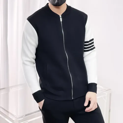 Replica Thom Browne TB Sweaters Long Sleeved For Men #1419177 $72.00 USD for Wholesale