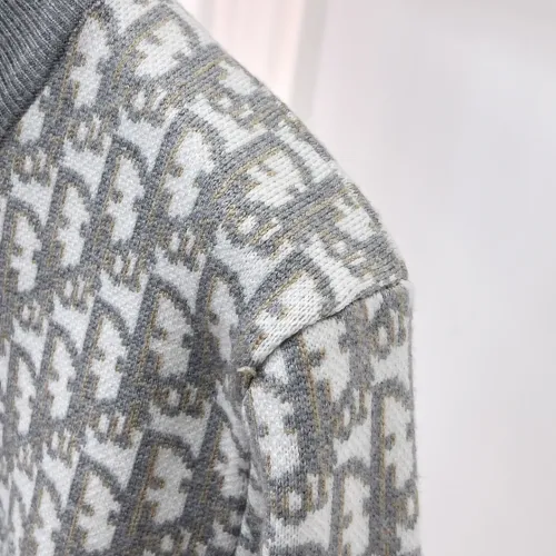 Replica Christian Dior Sweaters Long Sleeved For Men #1419180 $85.00 USD for Wholesale