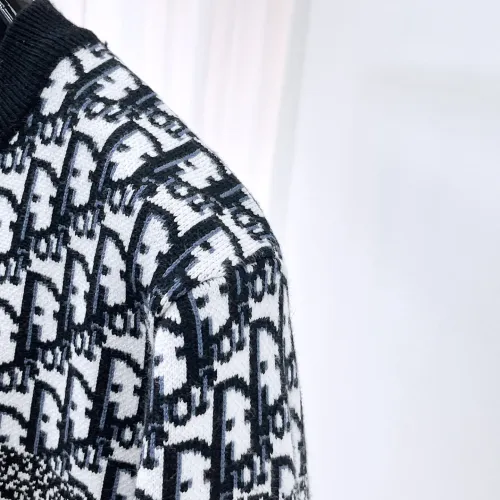 Replica Christian Dior Sweaters Long Sleeved For Men #1419182 $85.00 USD for Wholesale