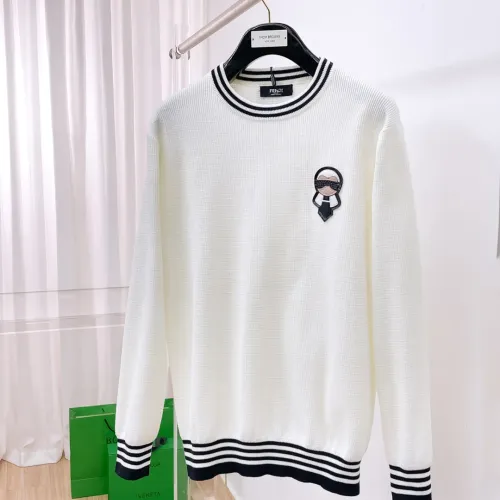Wholesale Fendi Sweaters Long Sleeved For Men #1419187 $85.00 USD, Wholesale Quality Replica Fendi Sweaters