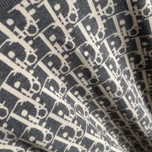 Replica Christian Dior Sweaters Long Sleeved For Men #1419202 $68.00 USD for Wholesale