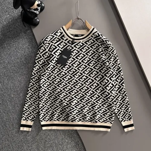 Wholesale Fendi Sweaters Long Sleeved For Men #1419211 $68.00 USD, Wholesale Quality Replica Fendi Sweaters