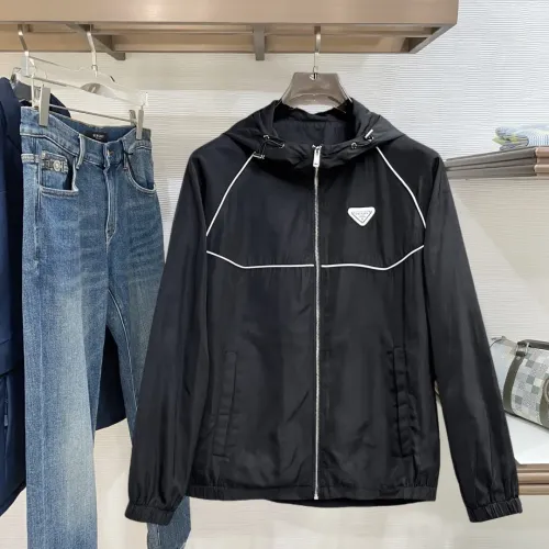 Wholesale Prada Jackets Long Sleeved For Men #1419229 $128.00 USD, Wholesale Quality Replica Prada Jackets