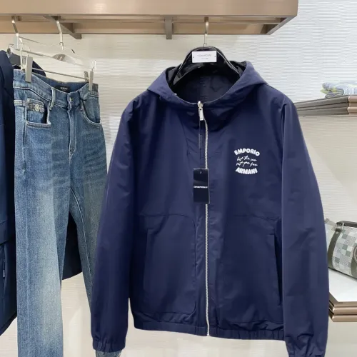 Wholesale Armani Jackets Long Sleeved For Men #1419239 $132.00 USD, Wholesale Quality Replica Armani Jackets