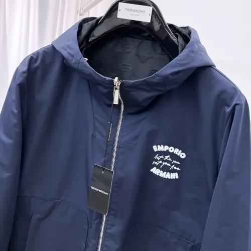 Replica Armani Jackets Long Sleeved For Men #1419239 $132.00 USD for Wholesale