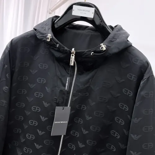 Replica Armani Jackets Long Sleeved For Men #1419240 $132.00 USD for Wholesale