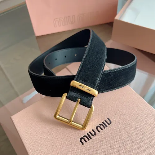 Wholesale MIU MIU AAA Quality Belts In 3.5cm For Unisex #1419241 $56.00 USD, Wholesale Quality Replica MIU MIU AAA Quality Belts