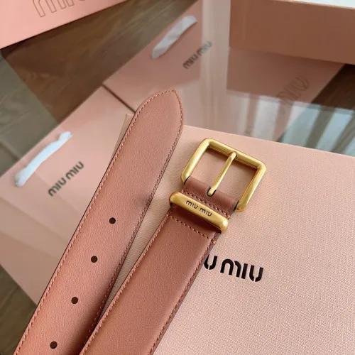 Replica MIU MIU AAA Quality Belts In 3.5cm For Unisex #1419242 $56.00 USD for Wholesale