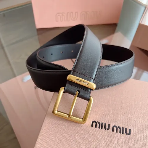 Wholesale MIU MIU AAA Quality Belts In 3.5cm For Unisex #1419243 $56.00 USD, Wholesale Quality Replica MIU MIU AAA Quality Belts