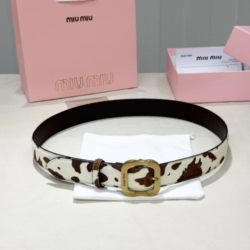 Replica MIU MIU AAA Quality Belts In 3.5cm For Unisex #1419244 $56.00 USD for Wholesale