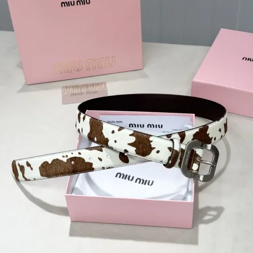 Wholesale MIU MIU AAA Quality Belts In 3.5cm For Unisex #1419245 $56.00 USD, Wholesale Quality Replica MIU MIU AAA Quality Belts