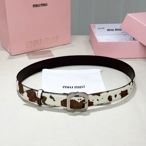 Replica MIU MIU AAA Quality Belts In 3.5cm For Unisex #1419245 $56.00 USD for Wholesale