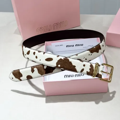 Wholesale MIU MIU AAA Quality Belts In 3.5cm For Unisex #1419246 $56.00 USD, Wholesale Quality Replica MIU MIU AAA Quality Belts