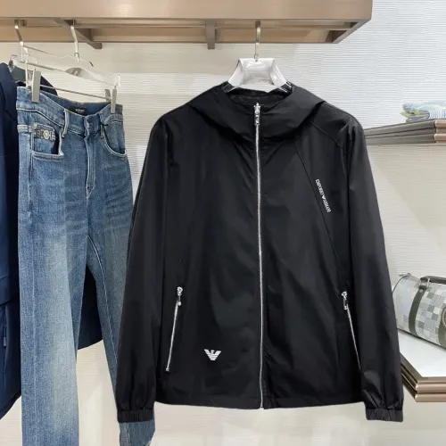 Wholesale Armani Jackets Long Sleeved For Men #1419248 $132.00 USD, Wholesale Quality Replica Armani Jackets