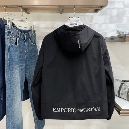 Replica Armani Jackets Long Sleeved For Men #1419248 $132.00 USD for Wholesale
