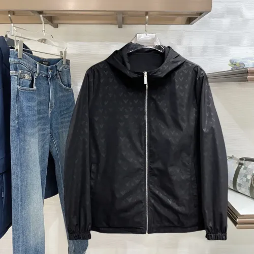 Replica Armani Jackets Long Sleeved For Men #1419248 $132.00 USD for Wholesale