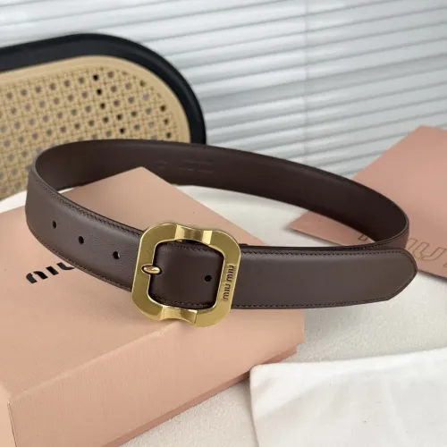 Wholesale MIU MIU AAA Quality Belts In 3.5cm For Unisex #1419252 $56.00 USD, Wholesale Quality Replica MIU MIU AAA Quality Belts