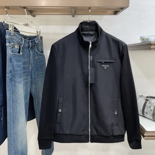 Wholesale Prada Jackets Long Sleeved For Men #1419253 $132.00 USD, Wholesale Quality Replica Prada Jackets