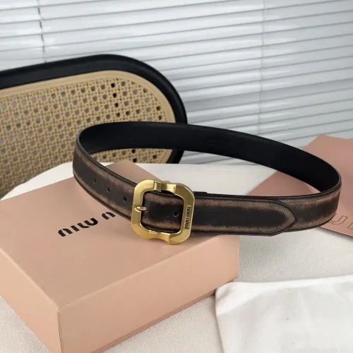 Wholesale MIU MIU AAA Quality Belts In 3.5cm For Unisex #1419256 $56.00 USD, Wholesale Quality Replica MIU MIU AAA Quality Belts