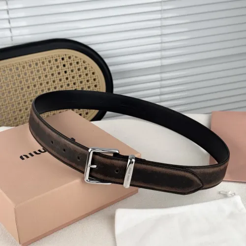 Wholesale MIU MIU AAA Quality Belts In 3.5cm For Unisex #1419259 $56.00 USD, Wholesale Quality Replica MIU MIU AAA Quality Belts