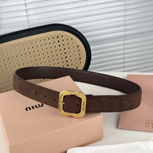Wholesale MIU MIU AAA Quality Belts In 3.5cm For Unisex #1419264 $56.00 USD, Wholesale Quality Replica MIU MIU AAA Quality Belts