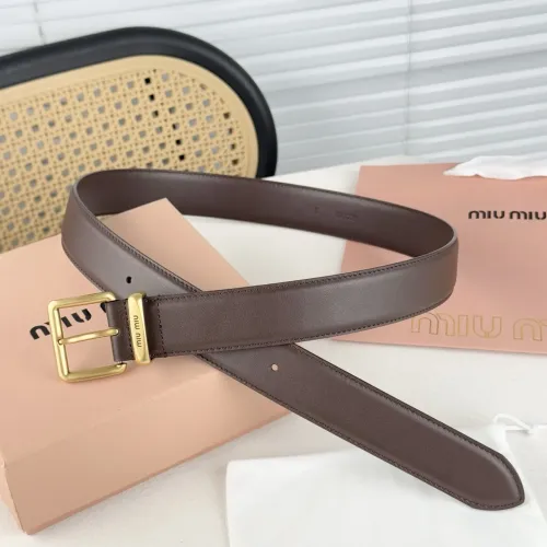 Wholesale MIU MIU AAA Quality Belts In 3.5cm For Unisex #1419268 $56.00 USD, Wholesale Quality Replica MIU MIU AAA Quality Belts
