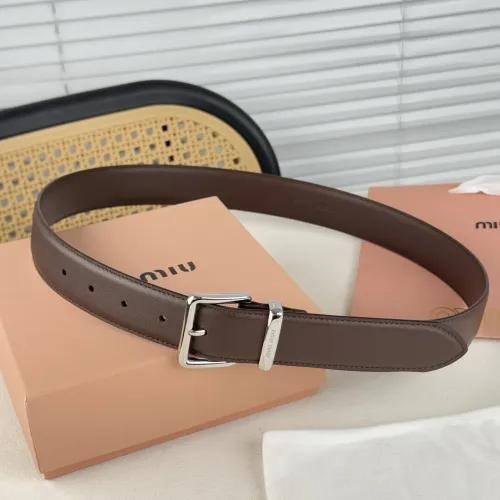 Replica MIU MIU AAA Quality Belts In 3.5cm For Unisex #1419270 $56.00 USD for Wholesale