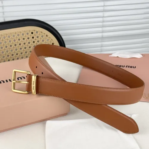 Wholesale MIU MIU AAA Quality Belts In 3.5cm For Unisex #1419275 $56.00 USD, Wholesale Quality Replica MIU MIU AAA Quality Belts