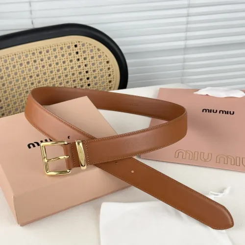 Wholesale MIU MIU AAA Quality Belts In 3.5cm For Unisex #1419276 $56.00 USD, Wholesale Quality Replica MIU MIU AAA Quality Belts