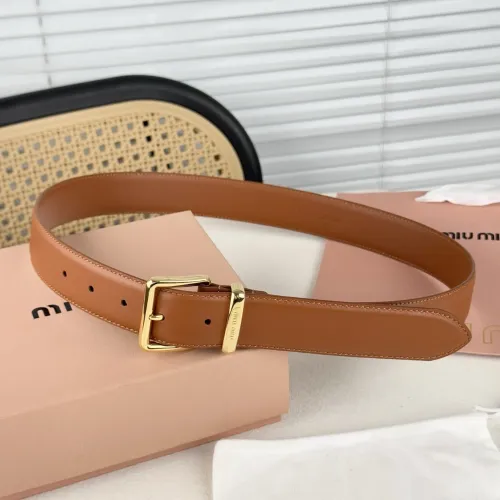 Replica MIU MIU AAA Quality Belts In 3.5cm For Unisex #1419276 $56.00 USD for Wholesale