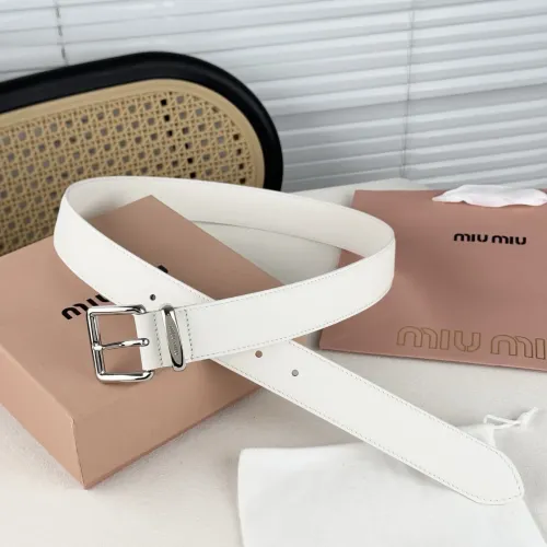Wholesale MIU MIU AAA Quality Belts In 3.5cm For Unisex #1419280 $56.00 USD, Wholesale Quality Replica MIU MIU AAA Quality Belts