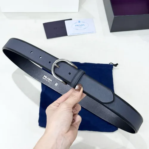 Wholesale Prada AAA Quality Belts In 3.5cm For Men #1419328 $60.00 USD, Wholesale Quality Replica Prada AAA Quality Belts