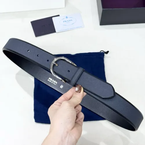Wholesale Prada AAA Quality Belts In 3.5cm For Men #1419329 $60.00 USD, Wholesale Quality Replica Prada AAA Quality Belts