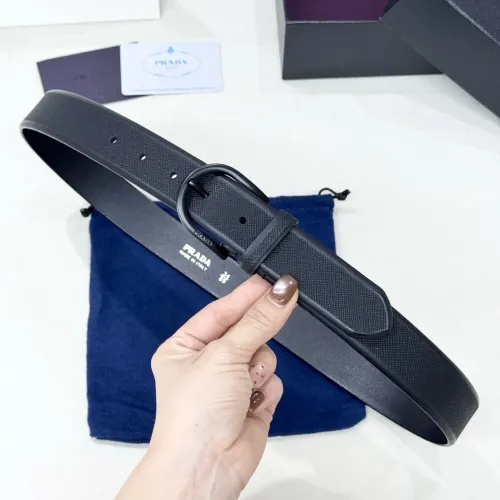 Wholesale Prada AAA Quality Belts In 3.5cm For Men #1419330 $60.00 USD, Wholesale Quality Replica Prada AAA Quality Belts