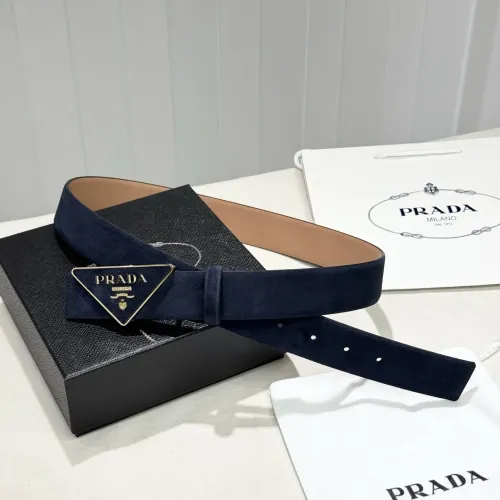Wholesale Prada AAA Quality Belts In 3.5cm For Unisex #1419358 $60.00 USD, Wholesale Quality Replica Prada AAA Quality Belts