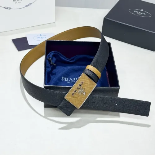 Wholesale Prada AAA Quality Belts In 3.5cm For Men #1419413 $60.00 USD, Wholesale Quality Replica Prada AAA Quality Belts