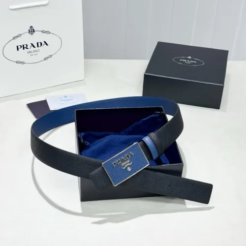 Wholesale Prada AAA Quality Belts In 3.5cm For Men #1419417 $60.00 USD, Wholesale Quality Replica Prada AAA Quality Belts