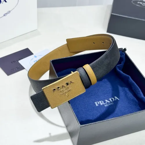 Wholesale Prada AAA Quality Belts In 3.5cm For Men #1419424 $60.00 USD, Wholesale Quality Replica Prada AAA Quality Belts