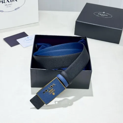Wholesale Prada AAA Quality Belts In 3.5cm For Men #1419425 $60.00 USD, Wholesale Quality Replica Prada AAA Quality Belts