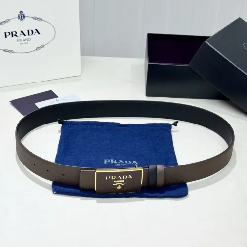 Replica Prada AAA Quality Belts In 3.5cm For Men #1419428 $60.00 USD for Wholesale